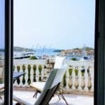 Apartment A4 (Tiho & Marija) - view from terrace at sea and Tribunj