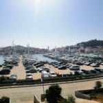 Apartment A3 (Tiho & Marija) - view from terrace at sea, marina and Tribunj