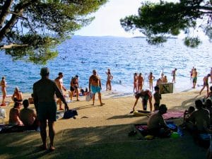 Tribunj - pláž Zamalin