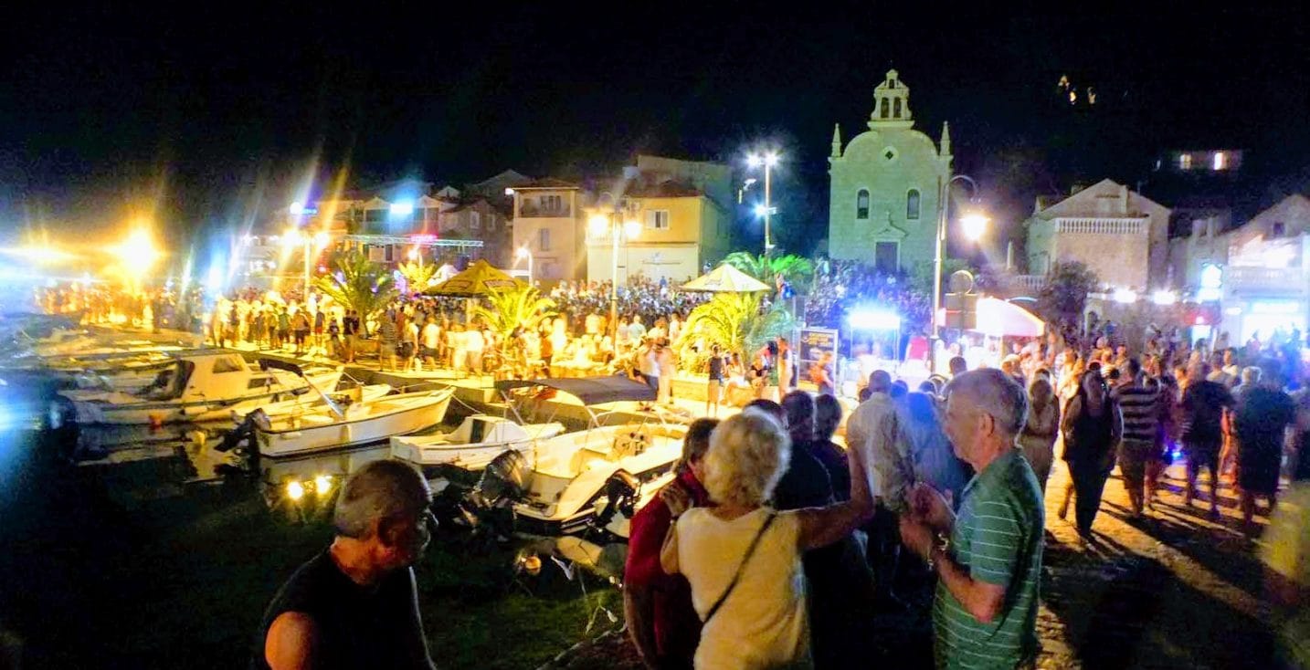 Tribunj - stari most - cerkev Gospe