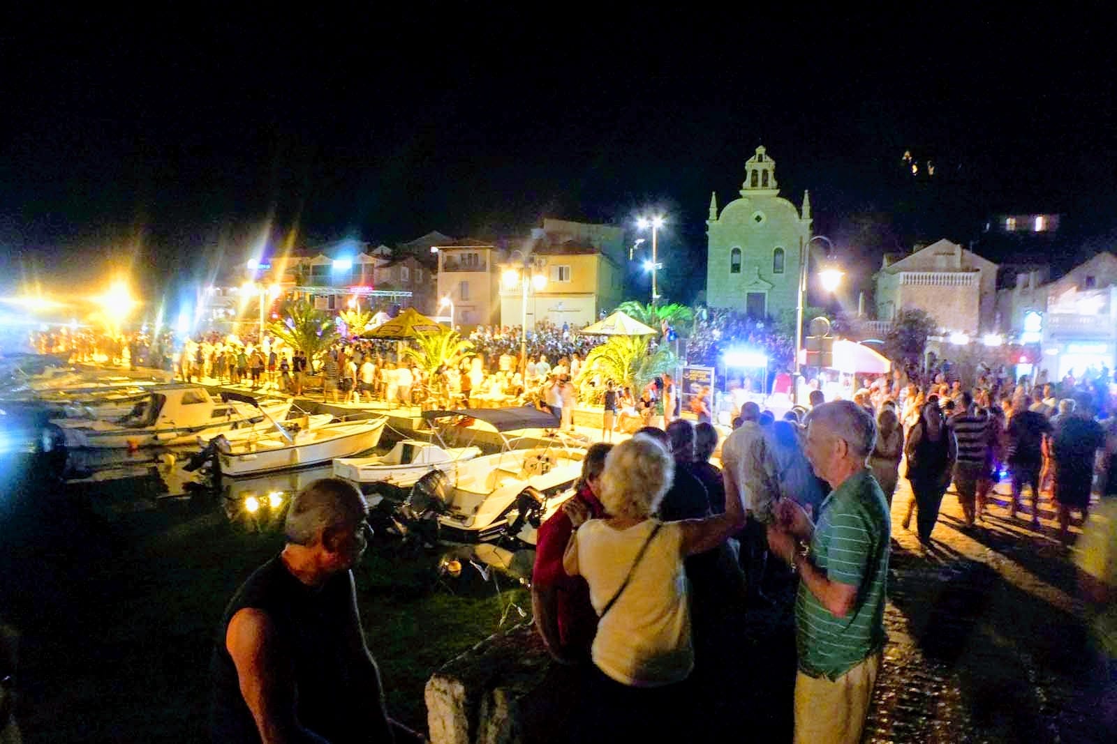 Tribunj - stari most - cerkev Gospe