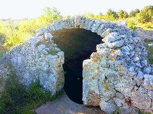 Római építészet Vodicében (víztározó)