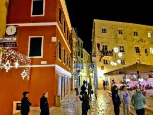 Šibenik om vinternatten