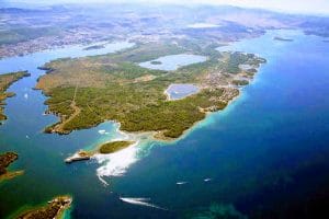 Vue par drone - Canal Saint-Nicolas, Zablaće Jadrija, Brodarica