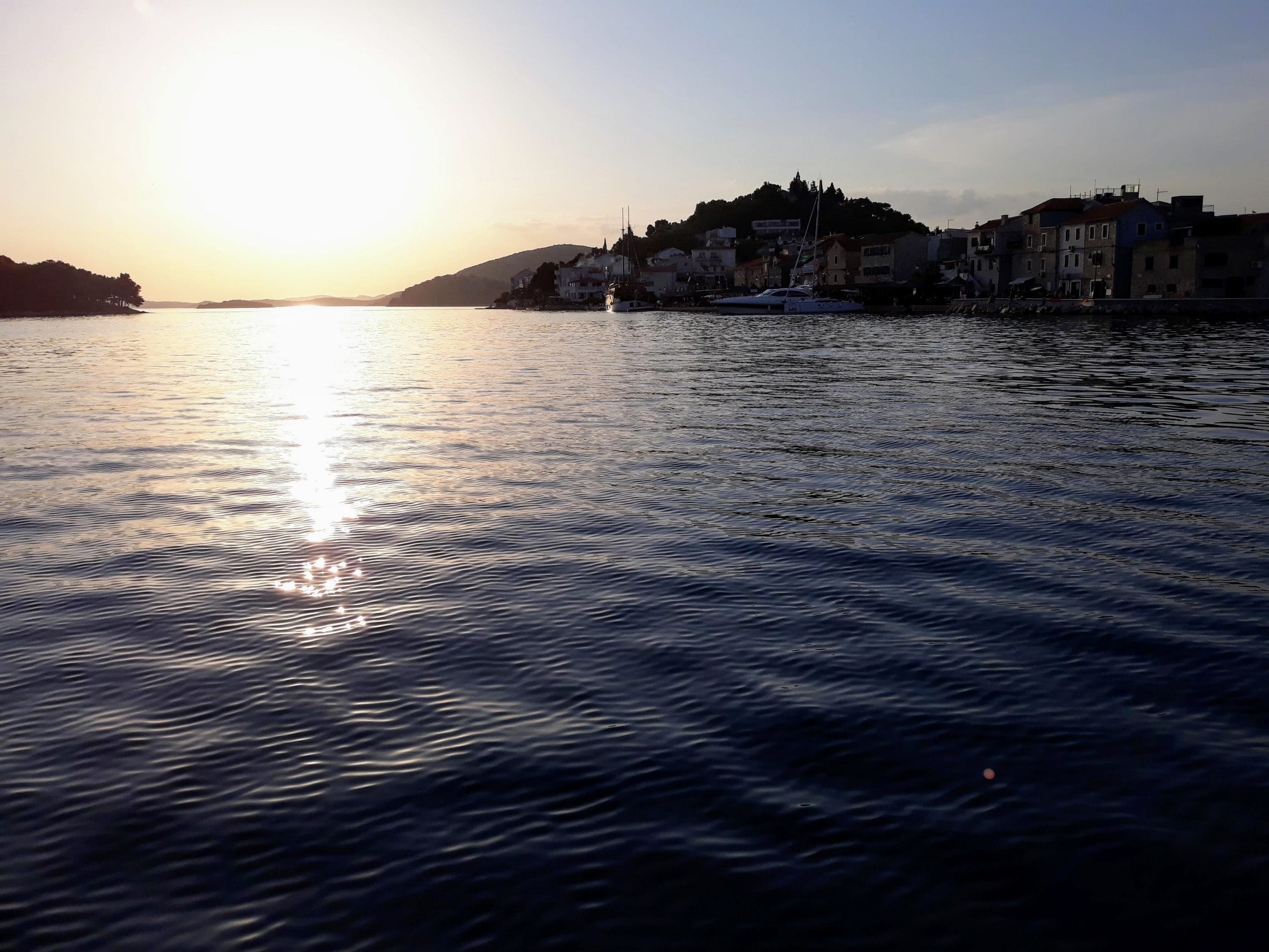 Sončni zahod v Tribunju